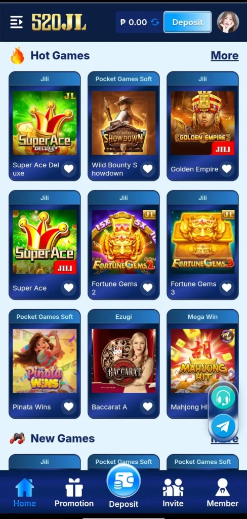 520jl-game-interface