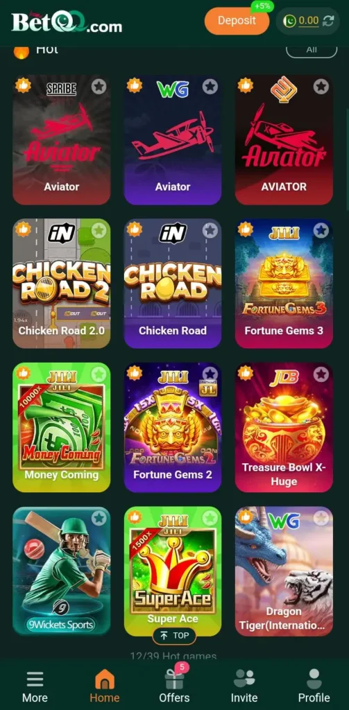 betqq-game-interface