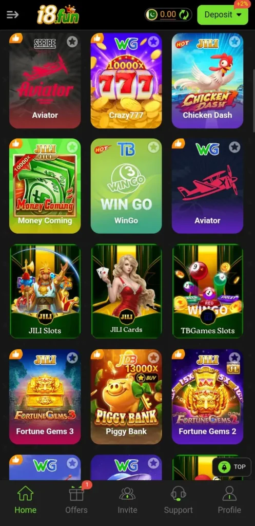 i8fun-game-interface