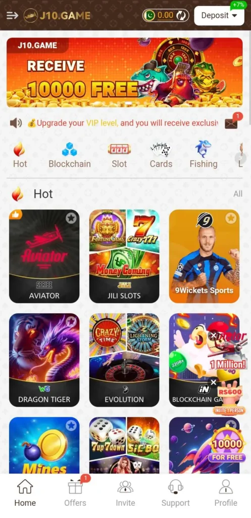 j10-game-interface