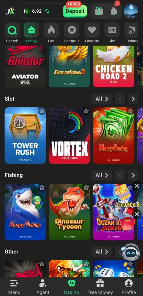 jeet-king-game-interface