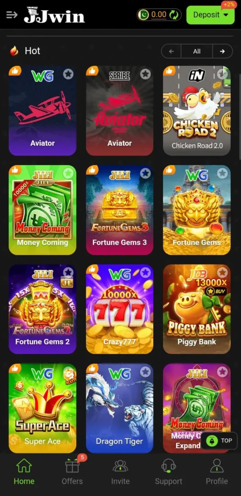 jjwin-game-interface
