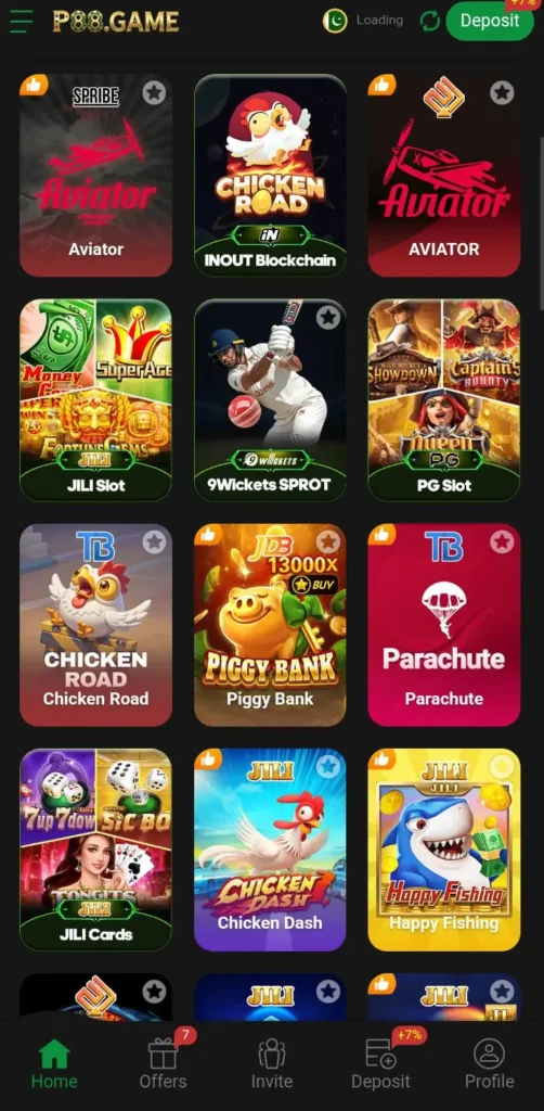 p88-game-interface
